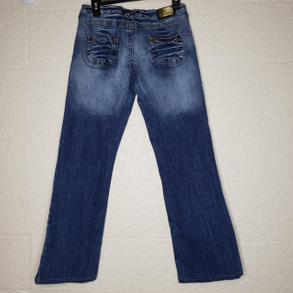 Baby Phat 7 Pocket Blue Jeans Size 11 - Picture 9 of 15